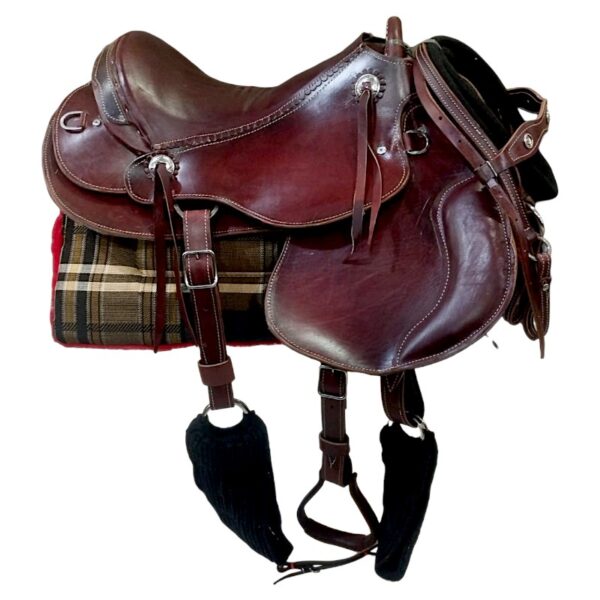 Sela Australiana Colorado 1/2 Curtume Inox - Imagem 2
