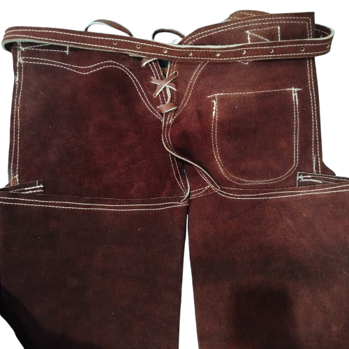 Calça de Couro Camurça Especial Fechada - Imagem 2