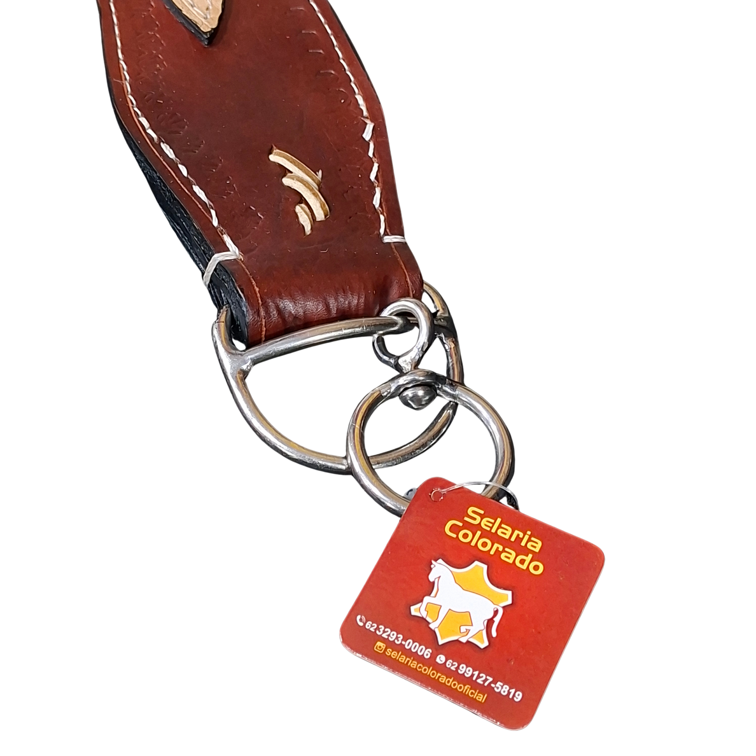 Chinchador 1/2 Curtume Especial com Ferragem Inox para Sela - Imagem 3